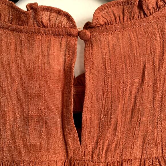 Nanette Lepore Orange Coordinate Top Wide Leg Crop Pant Set Size M NWT - Picture 11 of 16